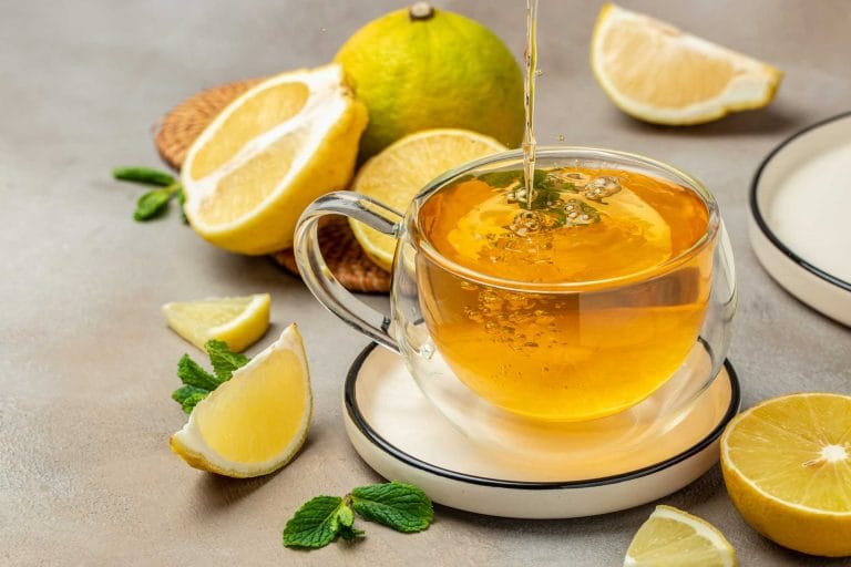 bergamot tea in a cup