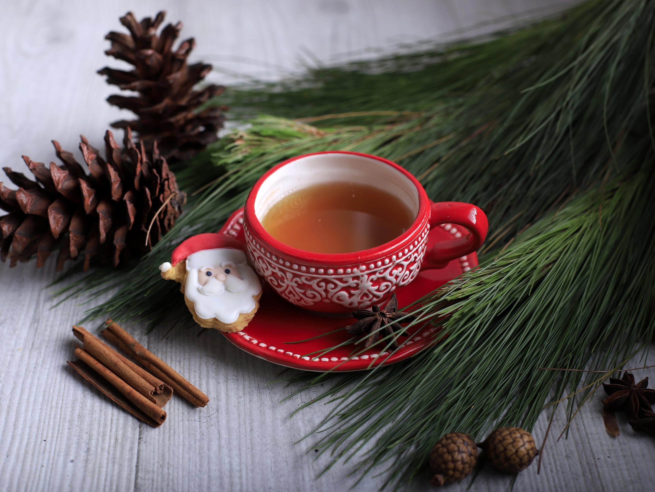 Christmas sugar cookie theme with Ceylon tea